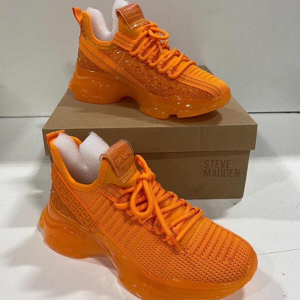 STEVE MADDEN Maxima Orange Sneakers